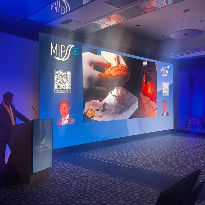 Live surgery transmission to the MIPSS 2026 congress hall
