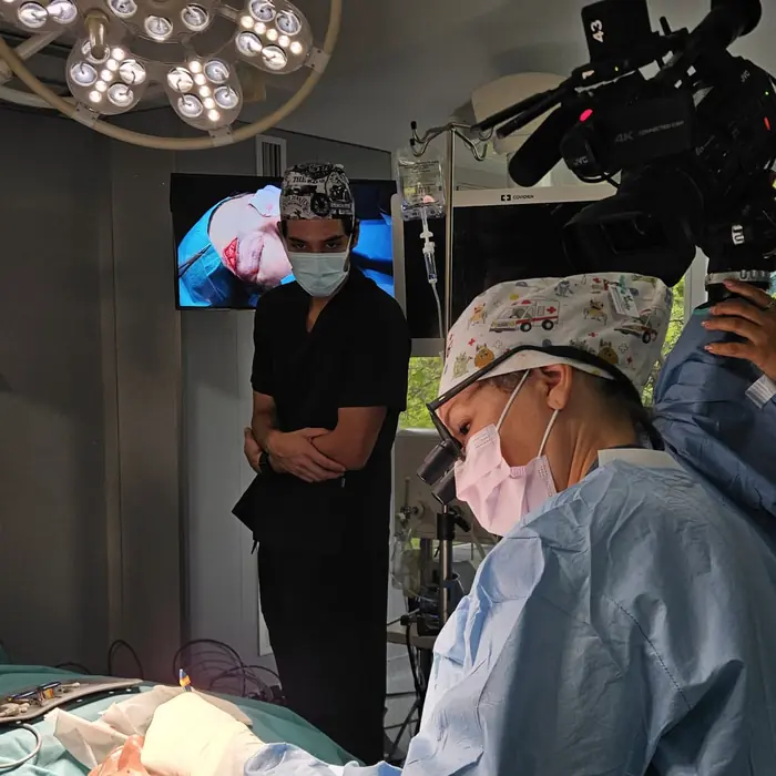 Operating room team during a MIPSS 2026 live surgery